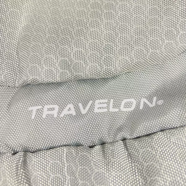 Travelon Gray Nylon Laptop Bag Briefcase with Organizer & Detachable Strap