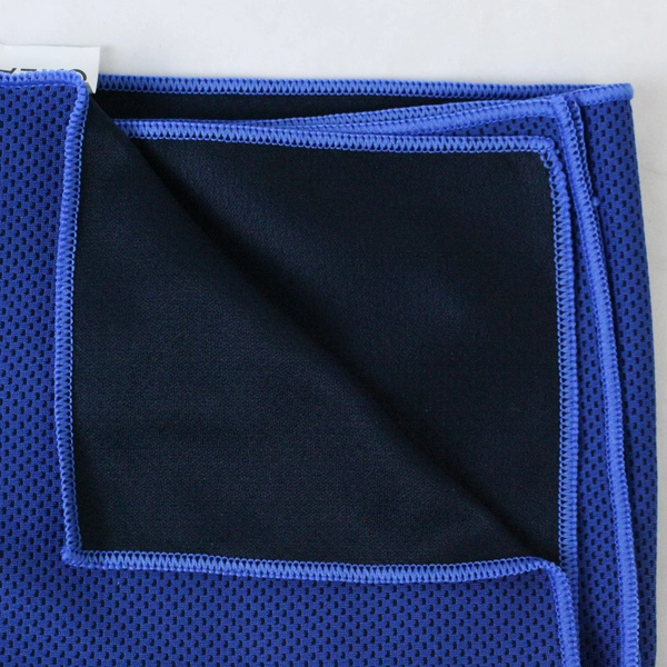 Lot of 2 Cala Cooling Technology Blue Scarf Wraps Unisex 12"x39"