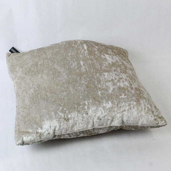 Rodeo Home Light Gold Velvet Throw Pillow 17x16 Soft Decorative Accent