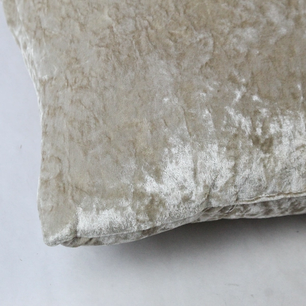 Rodeo Home Light Gold Velvet Throw Pillow 17x16 Soft Decorative Accent