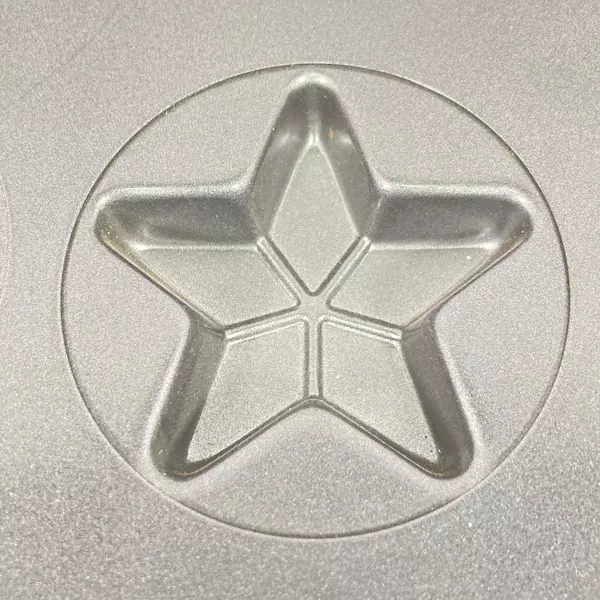 Wilton Non-Stick Aluminum Christmas Cookie Tray Gingerbread Stars Snowflakes