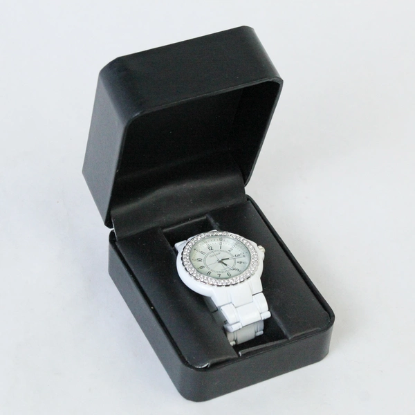 Gossip Quartz Wristwatch with Rhinestones in Original Box - Pre-Owned