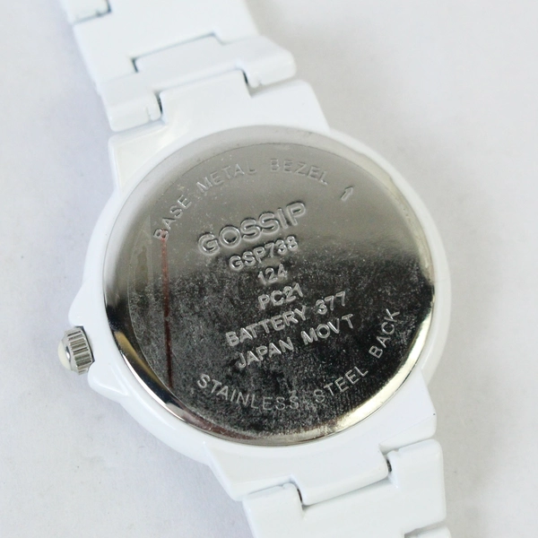Gossip Quartz Wristwatch with Rhinestones in Original Box - Pre-Owned