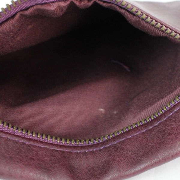 G.H. Bass & Co Plum Purple Makeup Toiletries Travel Bag - Pre-Owned