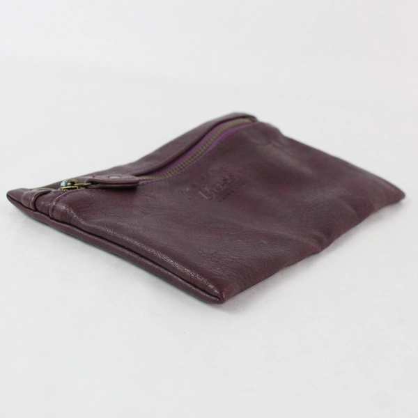 G.H. Bass & Co Plum Purple Makeup Toiletries Travel Bag - Pre-Owned