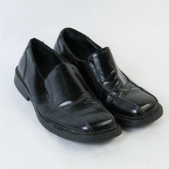 Balance Man Bass-Albert Men's Black Leather Slip On Dress Shoes Size 10.5 M