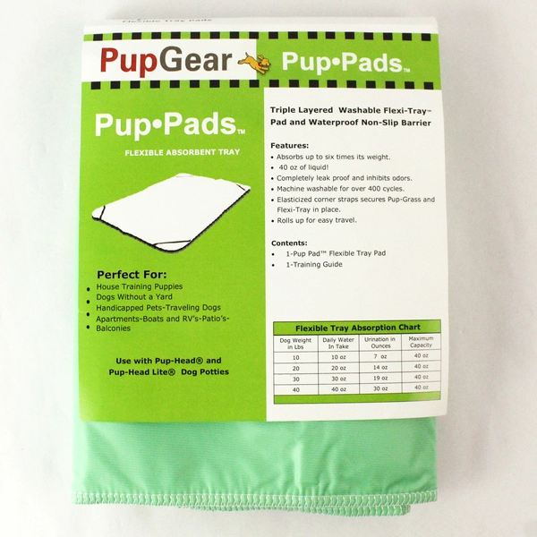 Pup Gear Washable Flexi Tray Pad Waterproof Non-Slip Dog Training Pad
