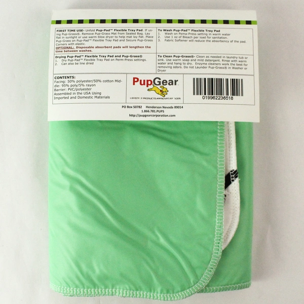 Pup Gear Washable Flexi Tray Pad Waterproof Non-Slip Dog Training Pad