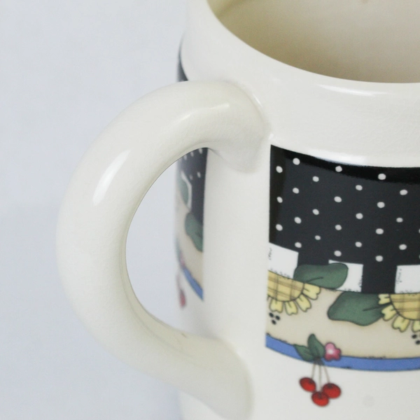 2001 DaySpring Retired Scripture Pitcher Colossians 1:10 Ceramic Jug 8" Tall