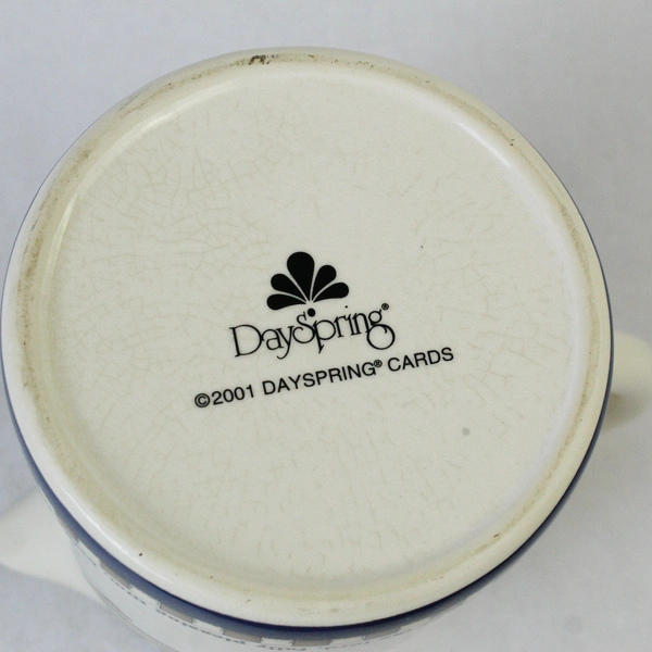 2001 DaySpring Retired Scripture Pitcher Colossians 1:10 Ceramic Jug 8" Tall