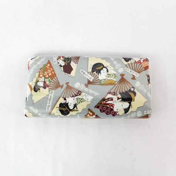 Ukiyo-e Japanese Clutch Bag Wallet Set Beautiful Woman Painting Gift Box New