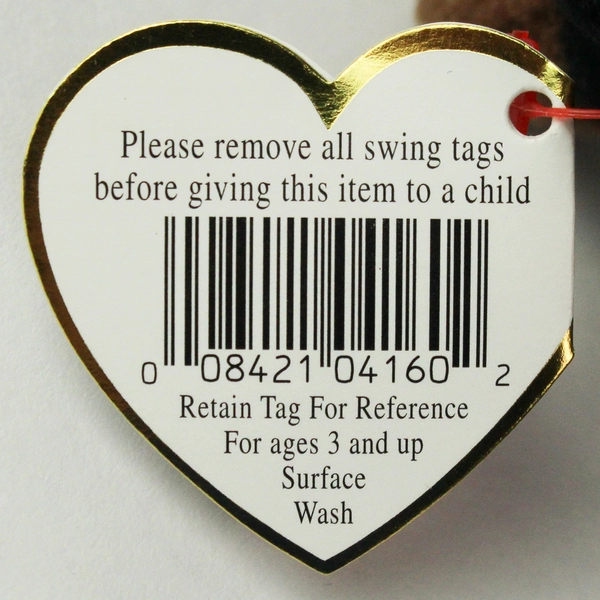 Vintage TY Beanie Baby Congo Gorilla 1996 Style #4160 with Tags