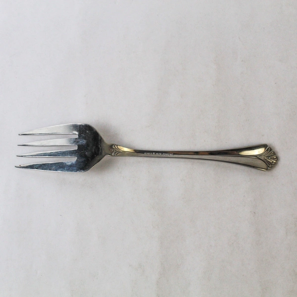 Lot of 3 Towle 18/10 Santa Barbara Frosted Serving Forks 8.5" Pre-Owned