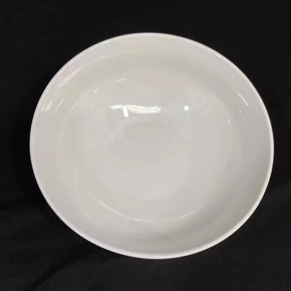 Vintage Mikasa Stoneware Continental White 8.25" Round Vegetable Bowl