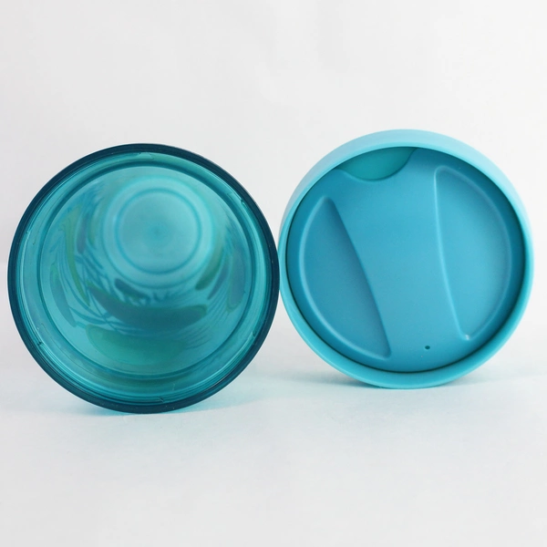 Cool Gear Blue Double-Walled Coffee Cup BPA Free Fruit Design 8.5"