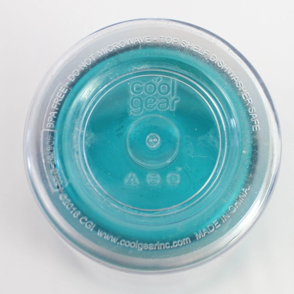 Cool Gear Blue Double-Walled Coffee Cup BPA Free Fruit Design 8.5"