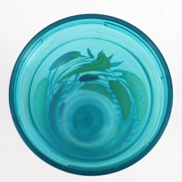 Cool Gear Blue Double-Walled Coffee Cup BPA Free Fruit Design 8.5"