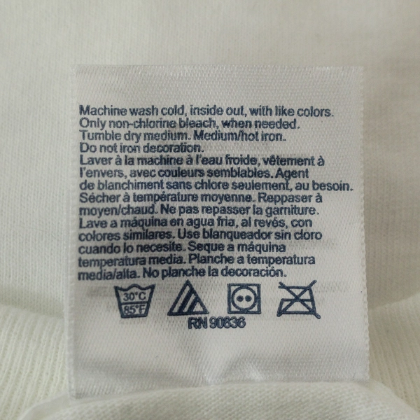 Port & Company Get Inspired Digital White T-Shirt Adult M, Good Condition