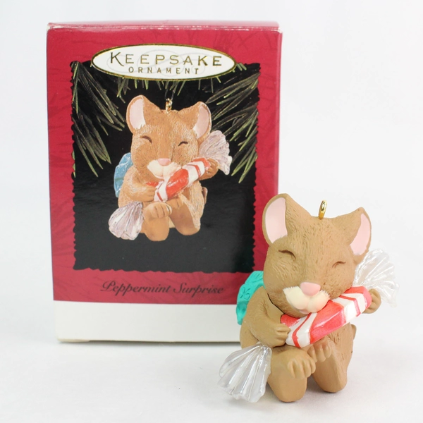 1996 Hallmark Keepsake Ornament Peppermint Surprise with Box