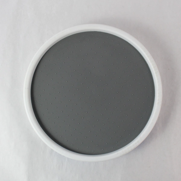 Madesmart 10" Plastic Turntable Kitchen Organizer White & Gray NWT