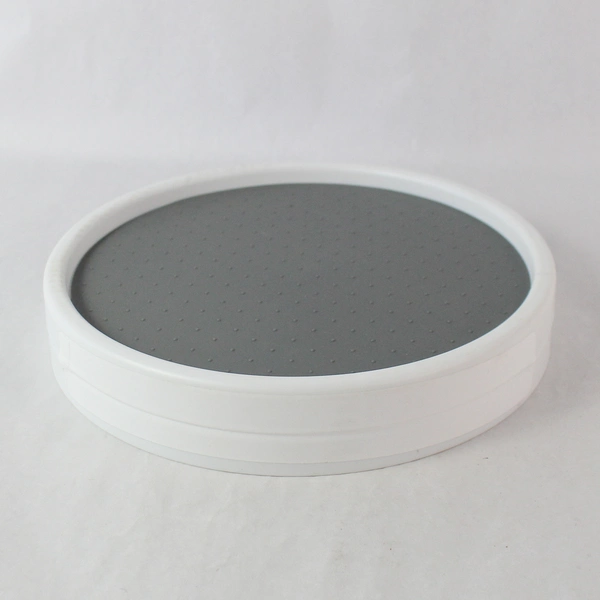 Madesmart 10" Plastic Turntable Kitchen Organizer White & Gray NWT