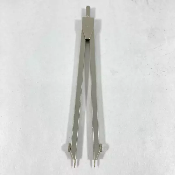 Lot of 2 Drafting Divider Compasses Lutz & C Thru Tools Engineering Drafting