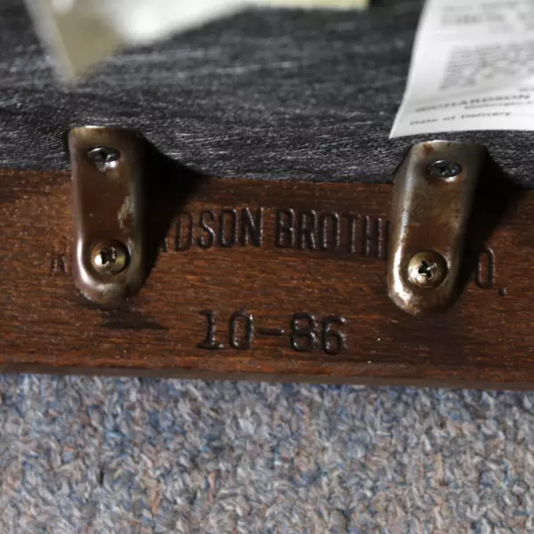 Set of 6 Vintage Richardson Brothers Country French Cattail Back Oak Side Chairs