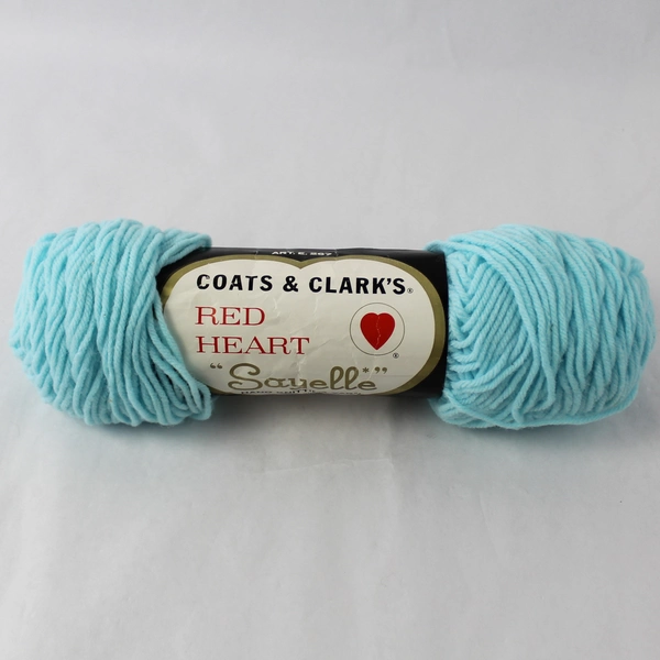 Vintage Coats & Clark's Sayelle Yarn Skein Nile Green - Crafting Essential