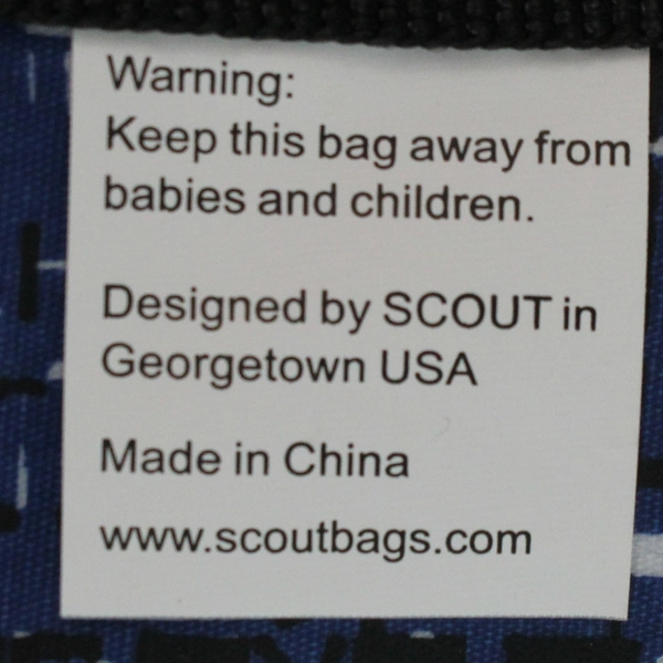 Scout Foldable Diaper Changing Pad with Storage Handle Blue Black White