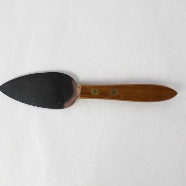 Hickory Farms Stainless Steel Wood Handled 7" Cheese Spatula - Vintage Tool