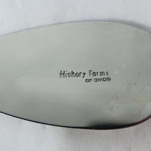 Hickory Farms Stainless Steel Wood Handled 7" Cheese Spatula - Vintage Tool