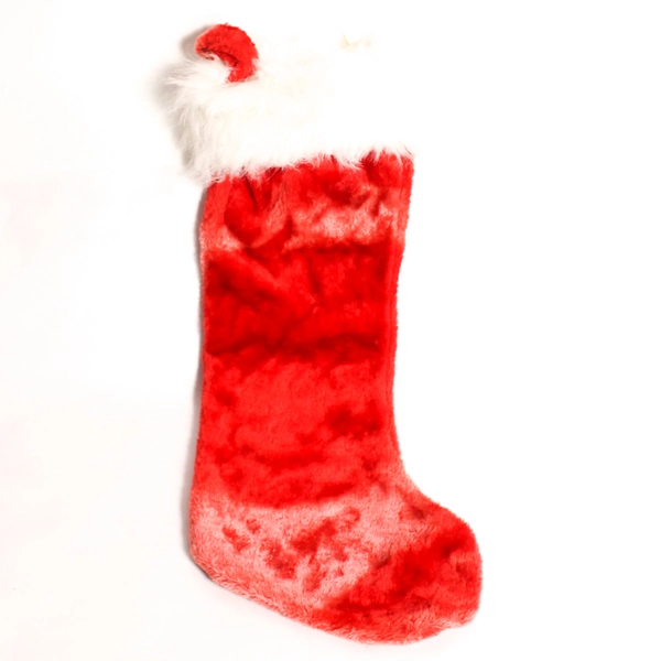 Lot of 6 Christmas Items Santa Decor Pillowcase Stockings Ornament Pre-Owned