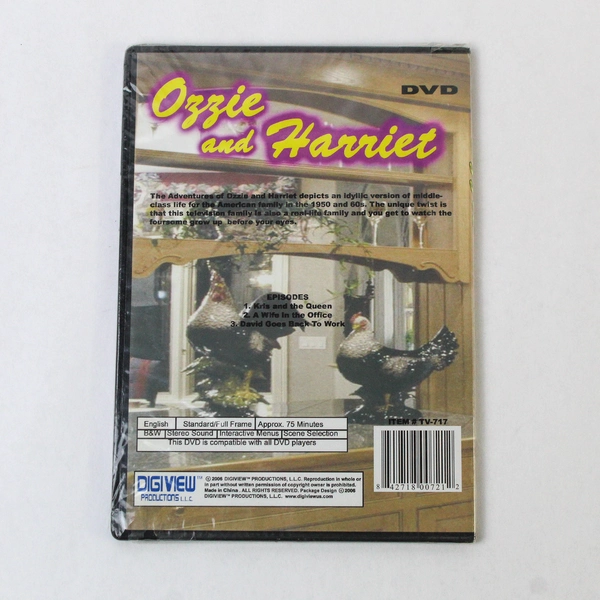 Ozzie and Harriet Niche Film 1950s Themed DVD 2006 Digiview Productions