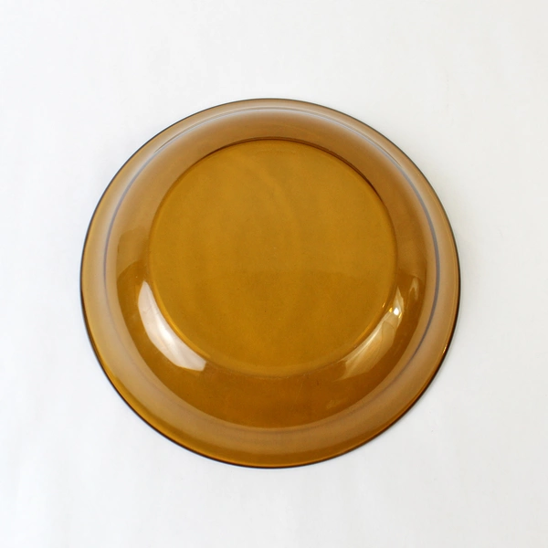 Arcopal France Brown Glass 11" Decorative Fruit Serving Bowl - Good Condition