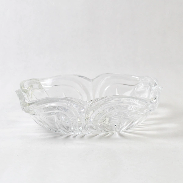 Mikasa Flores Clear Crystal Candy Dish Bowl 6.25" NWT Elegant Home Decor