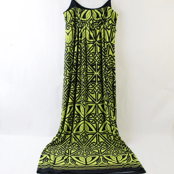 En Focus Studio Green Navy Patterned Dress Size 10 NWT - Elegant & Chic