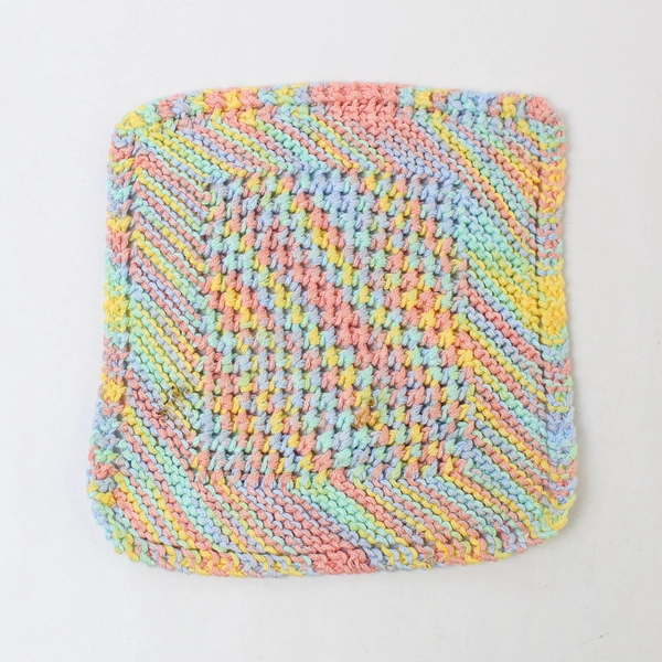 Lot of 3 Idaho Kotton Kompany Handmade Crochet Dish Cloths - Multicolor