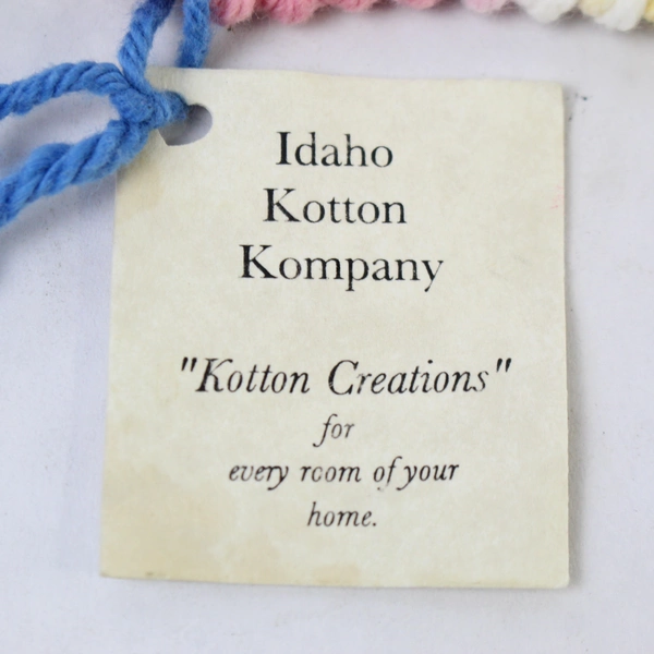 Lot of 3 Idaho Kotton Kompany Handmade Crochet Dish Cloths - Multicolor