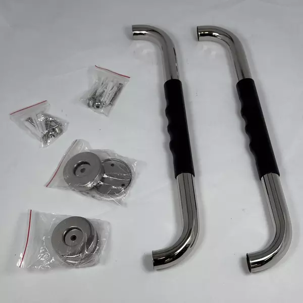 Safety Grab Bar For Bathroom Steel Hand Rail 17" With Rubber Grip