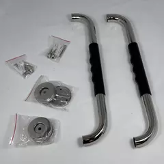 Safety Grab Bar For Bathroom Steel Hand Rail 17" With Rubber Grip