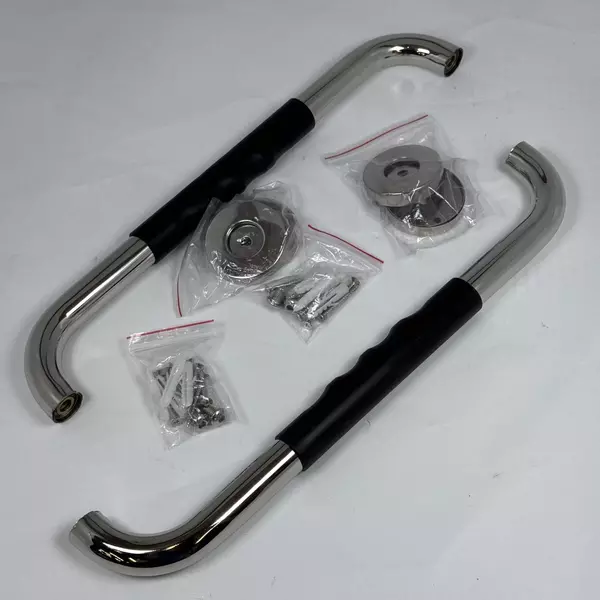 Safety Grab Bar For Bathroom Steel Hand Rail 17" With Rubber Grip