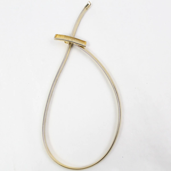 Lot of 2 Women's Silver & Gold Tone Belts - Pre-Owned Stylish Accessories