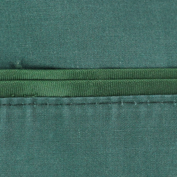 Set of 2 Dark Forest Green Queen Pillowcases 20x32" - Pre-Owned