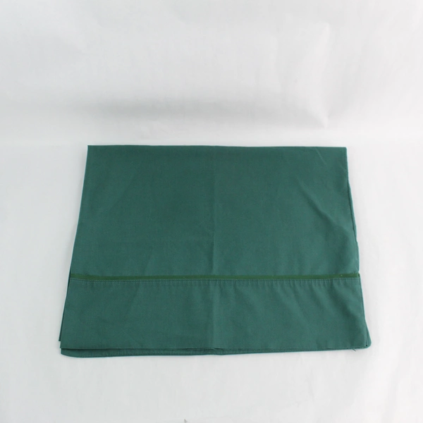 Set of 2 Dark Forest Green Queen Pillowcases 20x32" - Pre-Owned