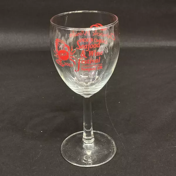 Lot of 3 Chinook Winds Casino & Resort Wine Glasses 2013 Festival Collectible