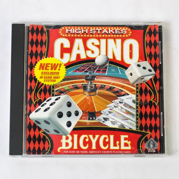 Vintage 1999 High Stakes Casino Bicycle PC Software Disc - Good Condition