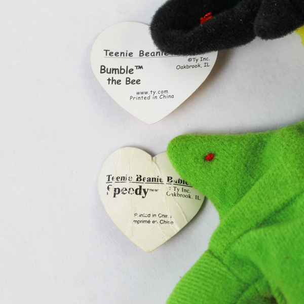 Lot of 4 Vintage TY McDonald's Happy Meal Teenie Beanies Plush Toys