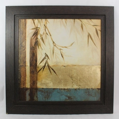 Bamboo Royale I Art Print by Tita Quintero Framed 31"x31" Pre-Owned