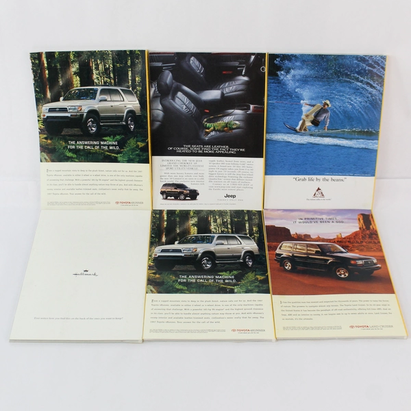 Lot of 6 Vintage 1997 National Geographic Magazines Feb-Mar-Apr-Jul-Sept-Oct