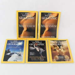 Lot of 5 Vintage 1998 National Geographic Magazines Jan Feb July Sept Good Cond